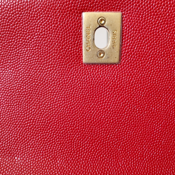 Chanel coco handle red caviar gold hw mini bag - Picture 5 of 15